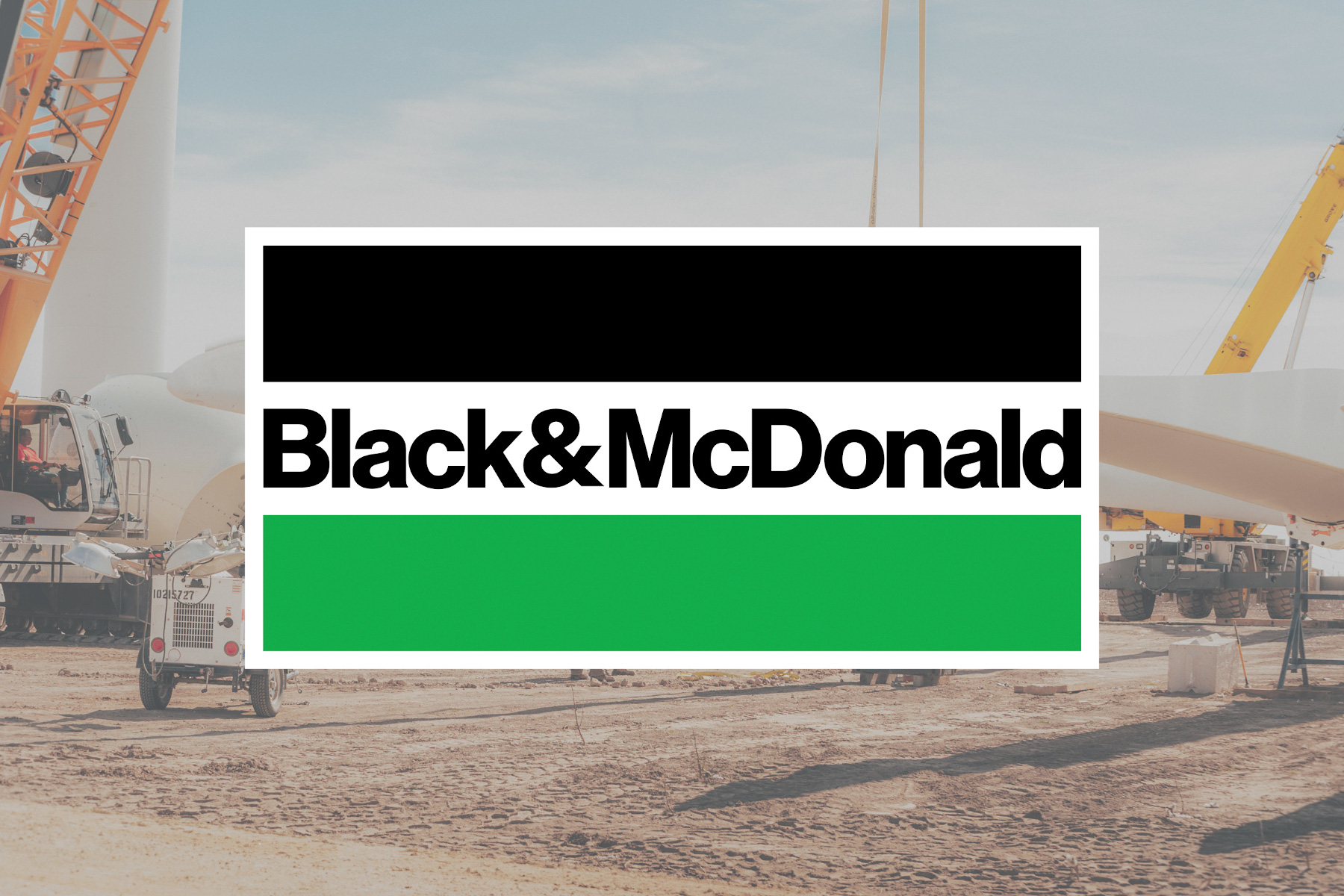 Black & McDonald project profile generic banner with logo