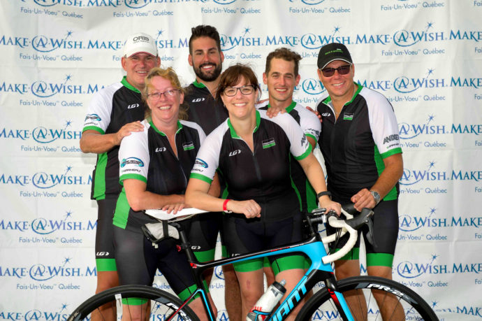 B&M Quebec make a wish team giving back to community