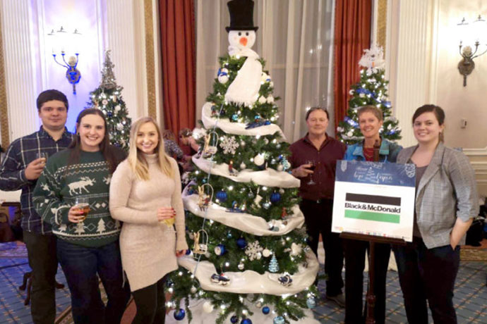 Black & McDonald's Ottawa team participation at the Trees for Hope fundraiser event