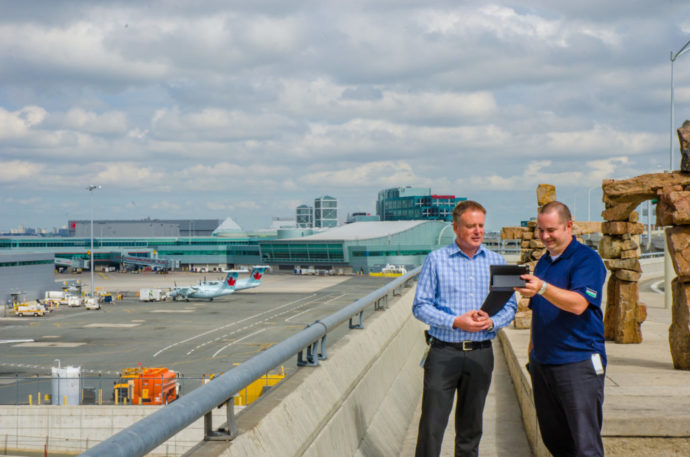 B&M's project managers operating and maintaining an airport facility