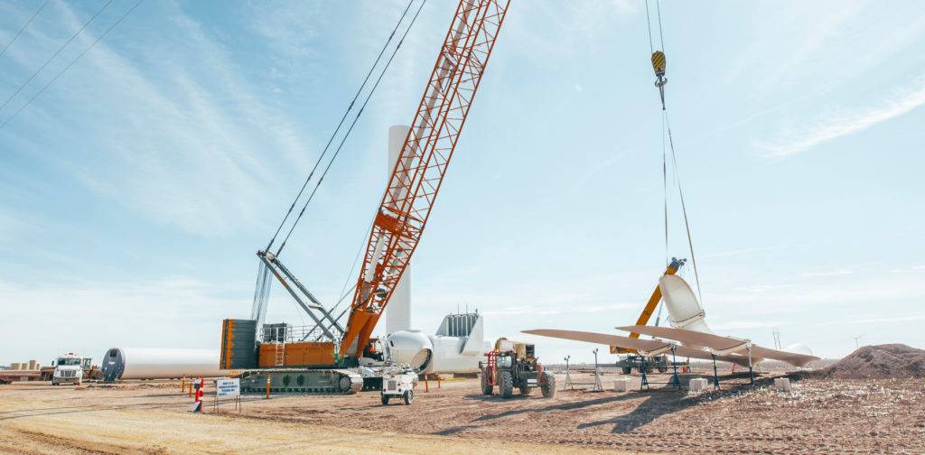 Wind power farm installation project implemented by Black & McDonald